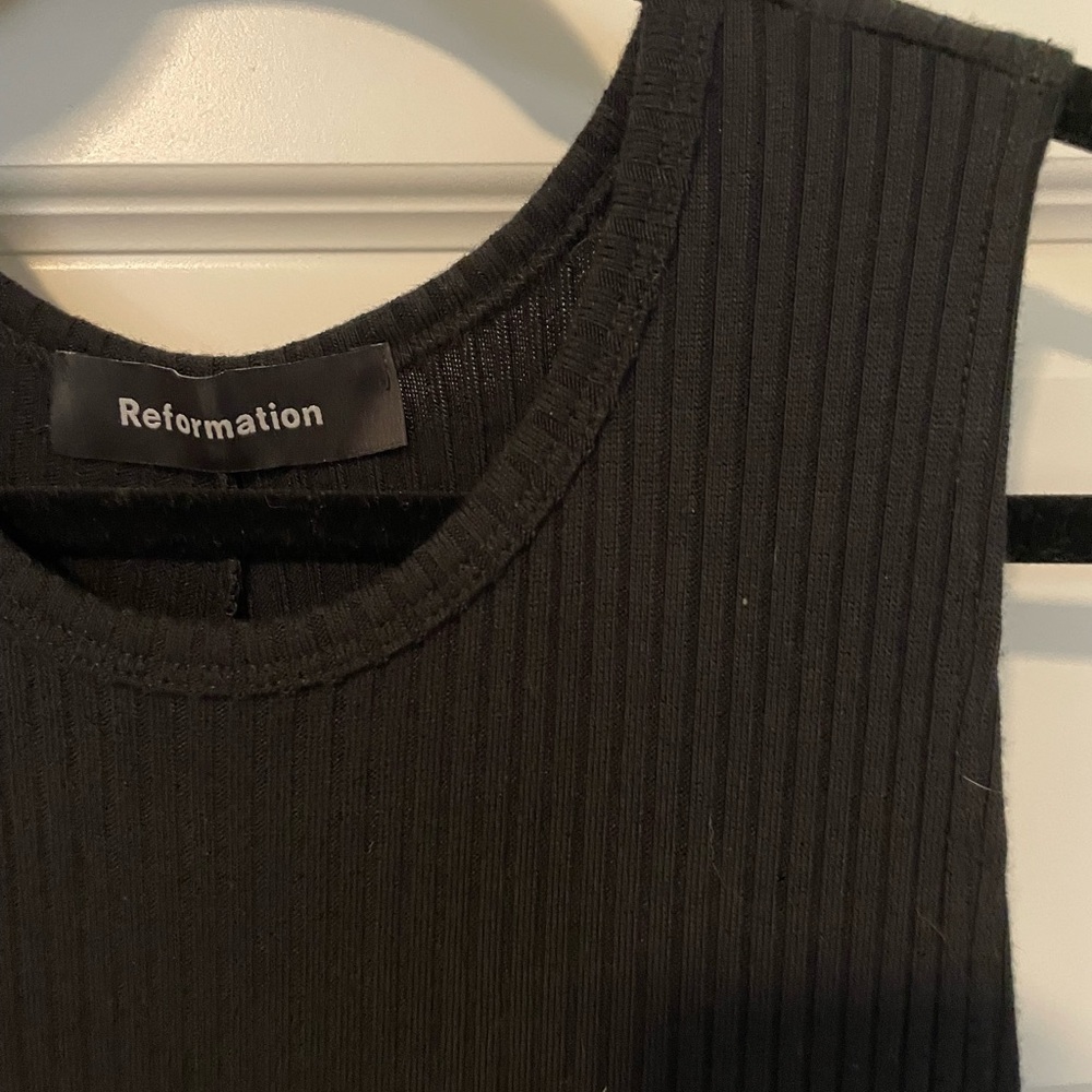 Ref Ribbed Sleeveless Dress